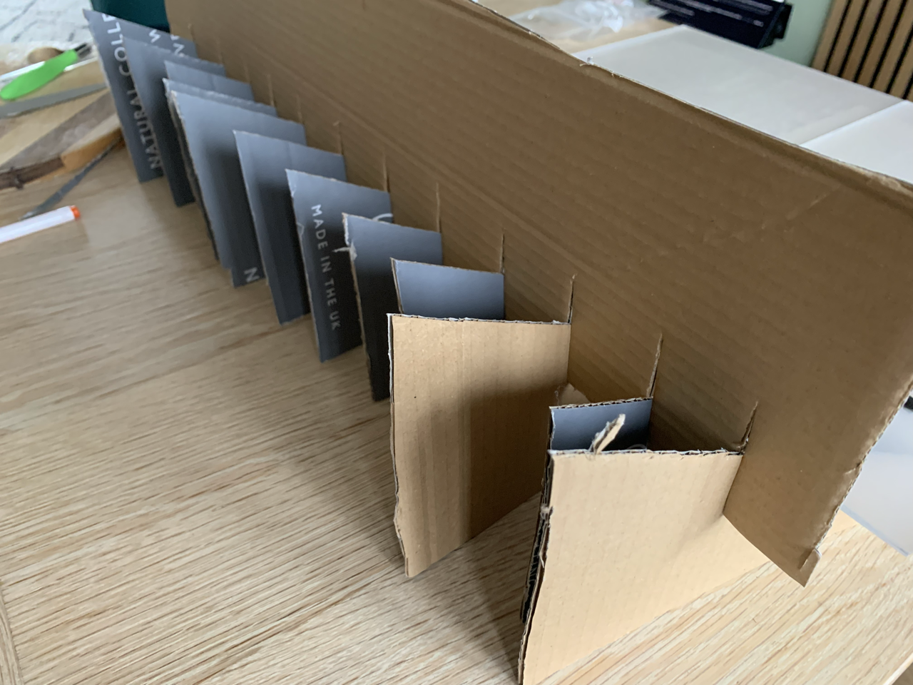 Cardboard Stabiliser In Place